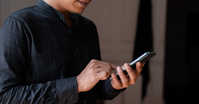 Repair Customer Scrolling on Phone